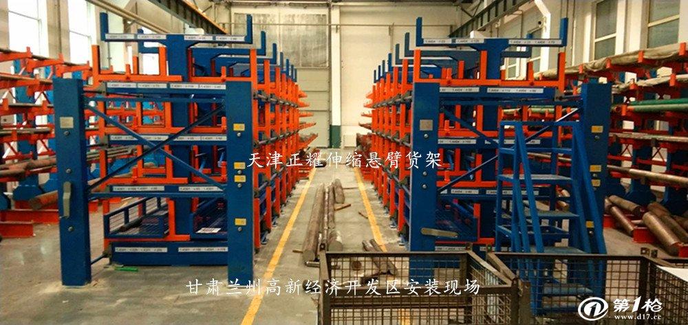 物料容器,仓储设备 仓储货架 上海放铜排用的货架 伸缩悬臂式货架设计